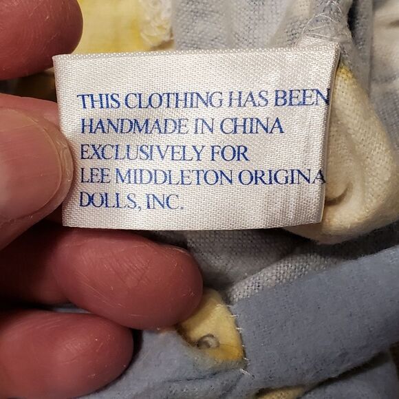 Middleton Reborn Blue and Yellow Duck One Piece Footed Doll Outfit Bundle. - Picture 10 of 11